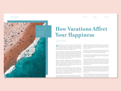 Daily UI #035 - Blog Post app article blog daily ui daily ui challenge design desktop interface layout post ui ux