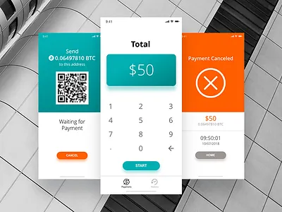 Bitcoin POS bitcoin crypto cryptocurrency ethereum ios point of sale pos ui ux