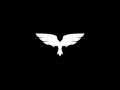 Eagle in Negative Space eagle inkscape logo negativespace