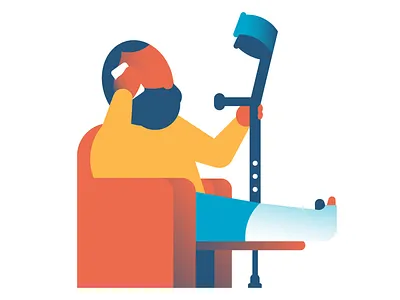 Broken Leg broken call leg