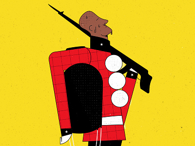 Too Hot character characterdesign design dude graphicdesign gun illustration illustrator uk