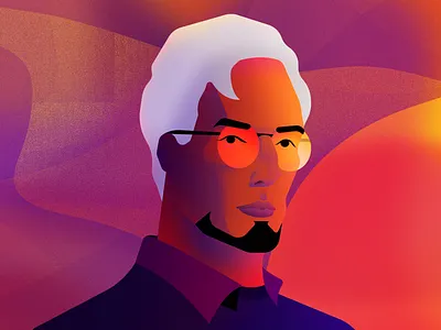 The Scientist kind of guy app design bitcoin character design crypto currency illustration landing page layout typography uiux web design