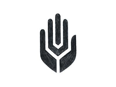 Hand Wheat 1 hand icon logo mark sketch symbol wheat