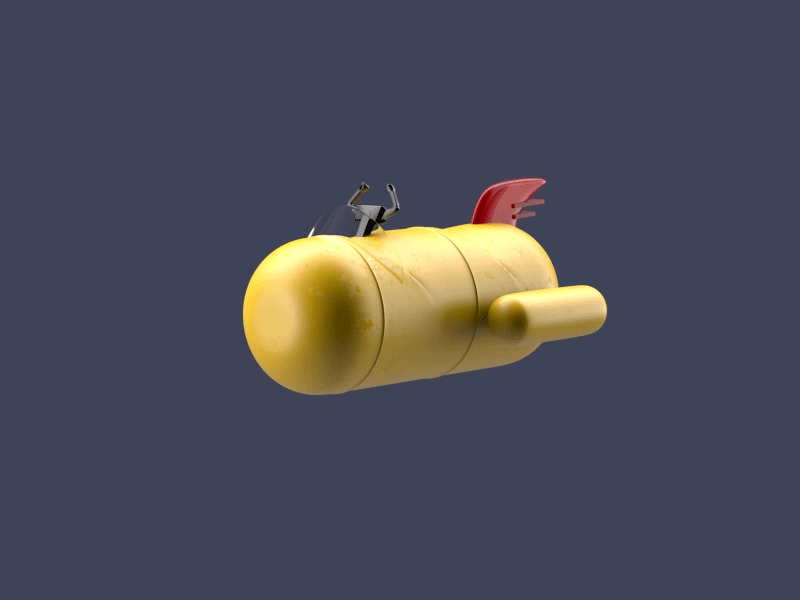 Rocket 3d 3d illustration digital furniture kinder modelling object pad rocket toy yellow