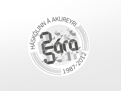 University of Akureyri anniversary logo logo
