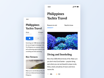 Some travel blog blog book concept like social text travel ui ux