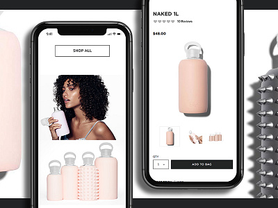 bkr Water Bottles beauty bkr ecommerce health mobile shopify water bottles web design wellness