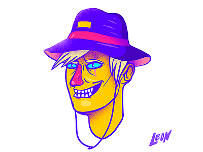 This dude (Character design) adobe art characterdesign colors cool design illustration millennials photoshop retro trip