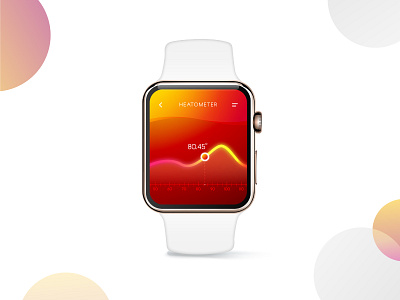 Heatometer app apple design smart ui watch