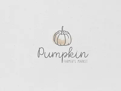 Pumkin logo branding eco floral font handwritten font logo logotype script font vegan