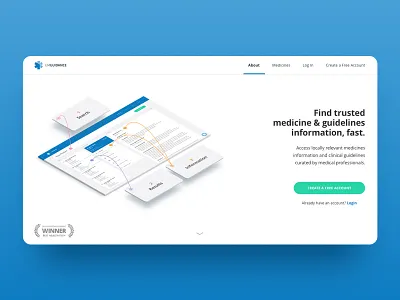 Medtech Landing Page design graphic design landing page medtech sketch sketch app startup web design website