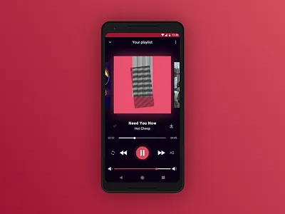 Music Player — Day 009 #dailyui 009 dailyui music music player