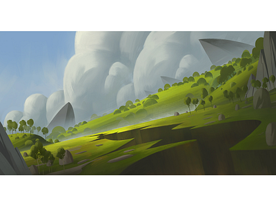 Unstable Lands art digital environment landscape