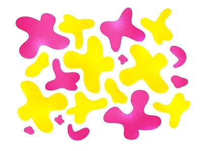 Blob friends blob shapes texture