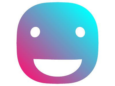 Happy candy cotton face gradient happy rating