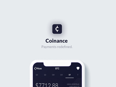 Coinance Intro app bitcoin cryptocurrencies cryptocurrency