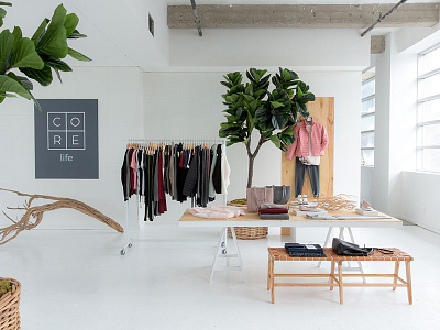Core Life Branding architecture branding design fashion interior design logo