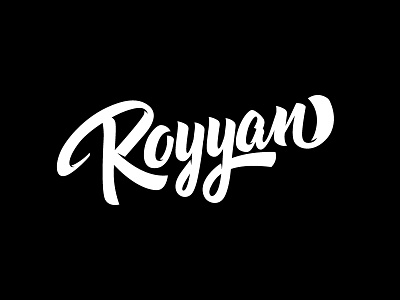 Lettering Logo | Royyan design handlettering lettering letterlogo logo logotype vector