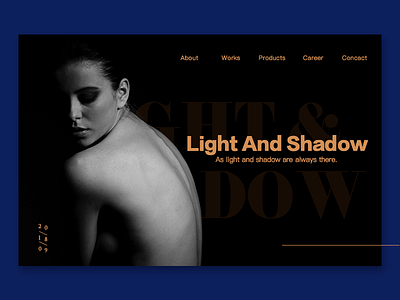 Light art design fashion web