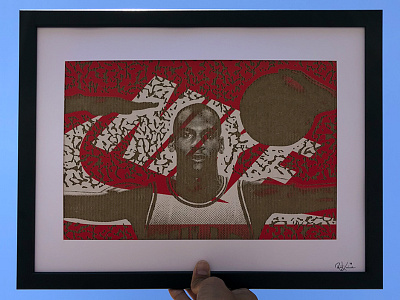 MJ Wings / Laser Cut Etched Nike Box fineart jordan1 lasercut laserengraved nikeshoe wallart