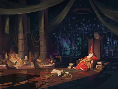 Misunderstanding art illustration key art matte