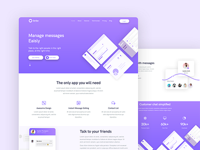 Stribe landing page isometric landing page web app web landing page