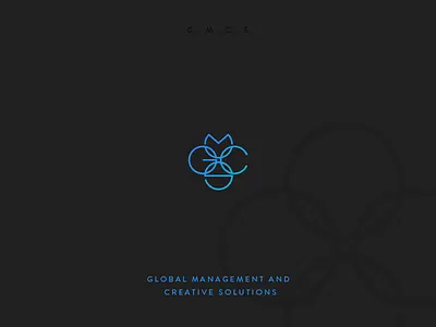 Gmcs Branding agency branding creative dark gradient logo