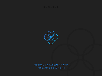 Gmcs Branding agency branding creative dark gradient logo