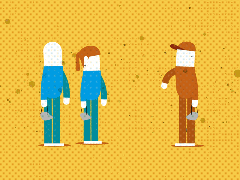 Characters 2d animation artis characters flat motion design