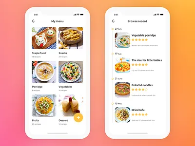 Food Ui 5 app ui