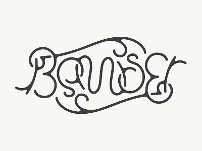 Bowser Ambigram ambigram lettering letters script type typography