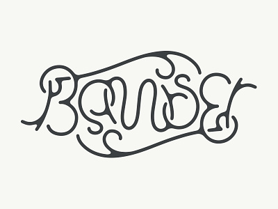 Bowser Ambigram ambigram lettering letters script type typography