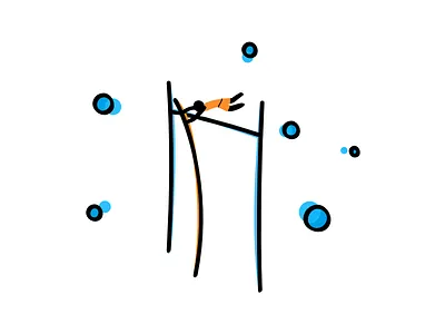 Pole vault excellence illustration pole vault sport
