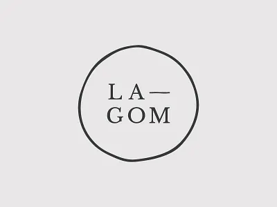 Lagom Creative Circle Mark branding lagom creative logo logo mark