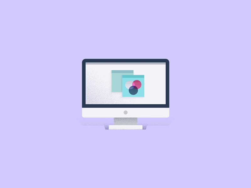 Balls + Desktop animation graphic motion simple