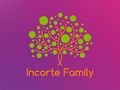 Incorte family logo leave logo logotype therapy