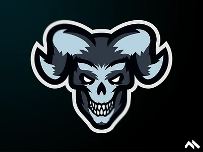 Ice Demon Mascot logo