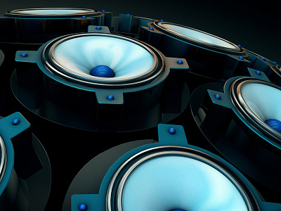 Speaker Ball 3d c4d motion design motion graphics render