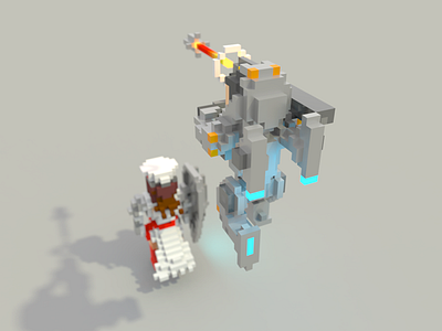 Pixel Vainglory magicavoxel