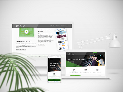 Web Design // flexReceipts graphic design ux design web design website design