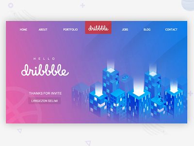 Hello Dribbble firstshoot hello hellodribbble illustration pixlr ui