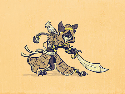 Feline cat desert marauder