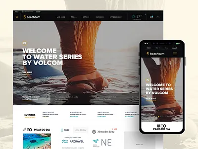 Beachcam 2016 beachcam clean livecams meo news portugal surf ui website