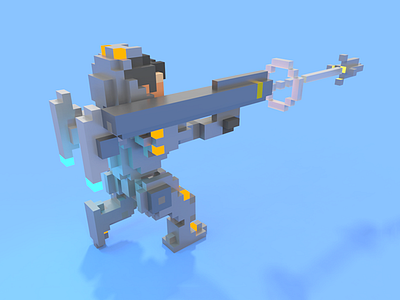 Pixel Vainglory magicavoxel
