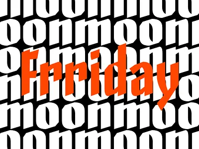 Total Lunar Eclipse on Friday calligraphy lettering skeleton type design type design