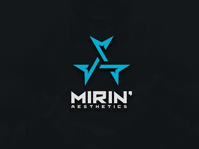 Logo for Mirin Aesthetics aesthetics athletic branding logo sport