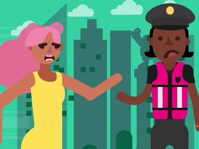 Inmujeres Ciudad de México character city gender based violence graphic desing inclusion moodle project public transport women rights