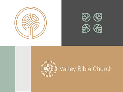 Valley Bible Church Branding branding icon logo logodesign logoredesign