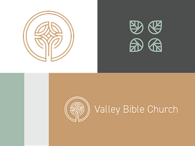 Valley Bible Church Branding branding icon logo logodesign logoredesign