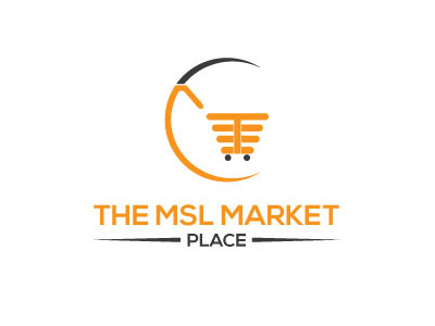 The MSL branding flat font identity letters logo logotype paper simple type